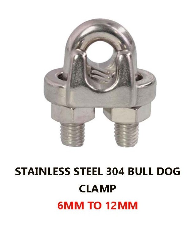 Stainless Steel 304 Bull Dog Clamp