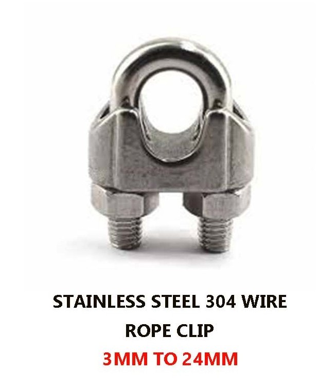 Stainless Steel 304 Wire Rope Clip