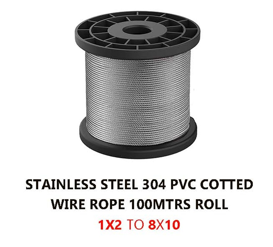 Stainless Steel 304 PVC Coated Wire Rope
